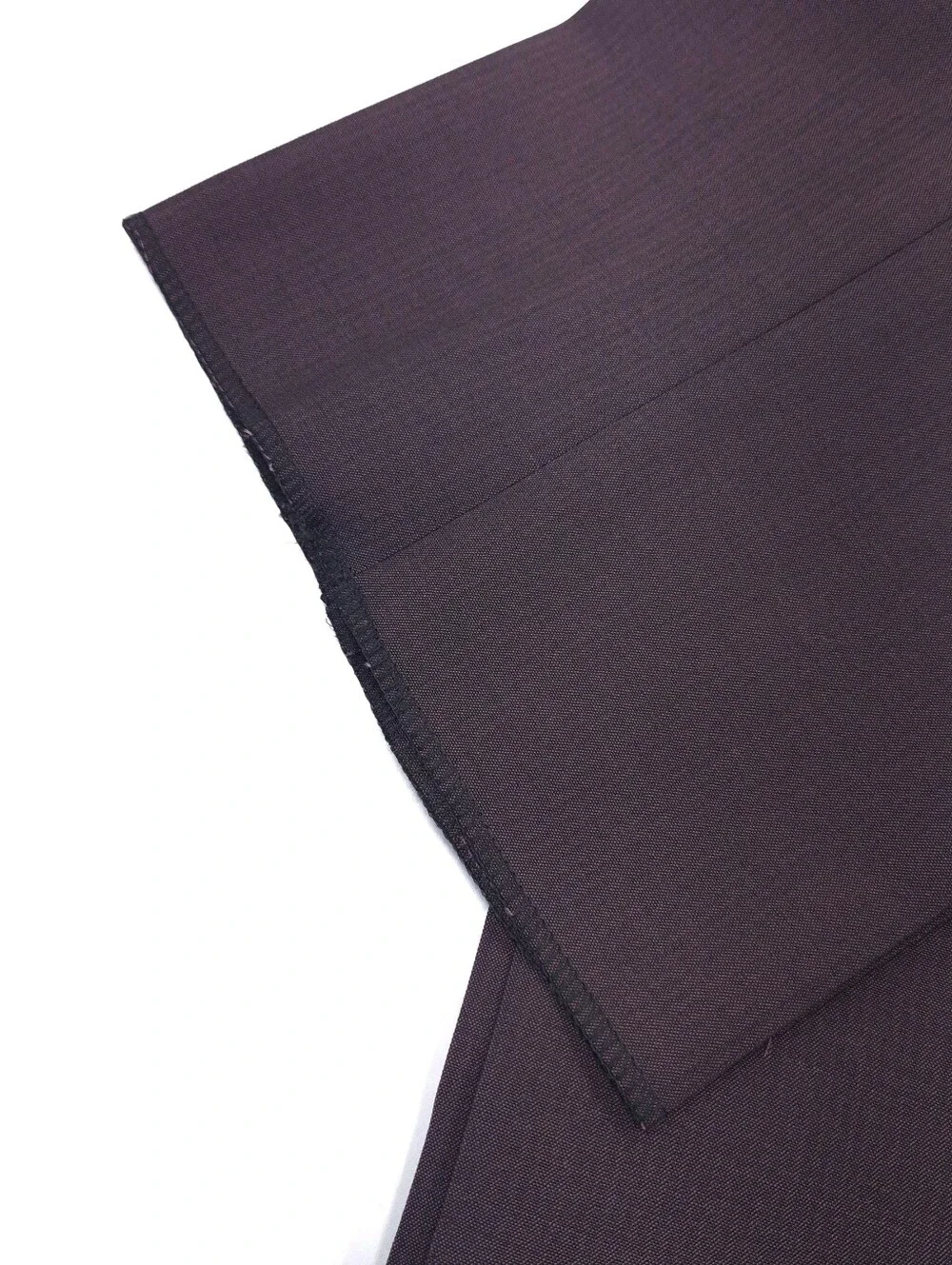 Emporio Armani M LINE Two-Piece Suit Blackberry Virgin Mohair Wool Tailored 52R
